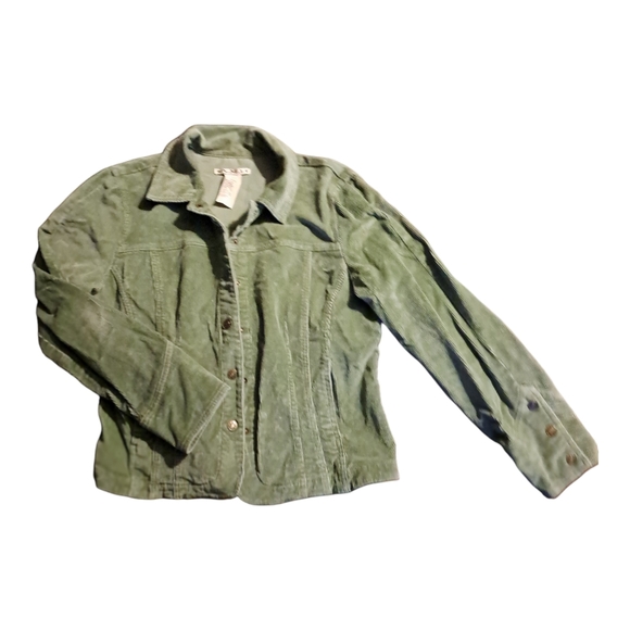 AMI Green Corduroy Jacket Y2K - Picture 5 of 8